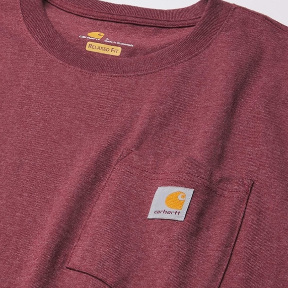 New With Tags Light Red Carhartt Shirt Medium - Picture 2 of 3